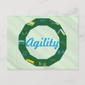 Agility Circle Postcard