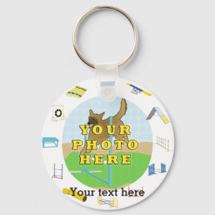 Agility Customize Photo Keychain