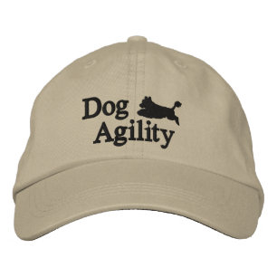Agility Portuguese Water Dog Embroidered Hat