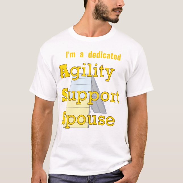 Agility Support Spouse v2 T-Shirt (Front)