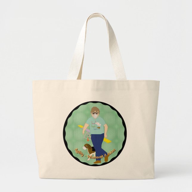 Agility - Whatever it Takes Large Tote Bag (Front)
