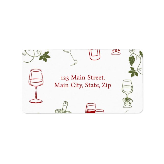 Aging Like Fine Wine Label (Front)