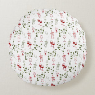Aging Like Fine Wine Round Pillow