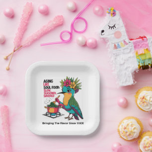 Aging Like Soul Food Party Plates For Women 40+