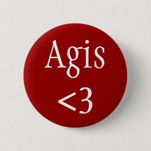 Agis Fan Badge 2 Inch Round Button