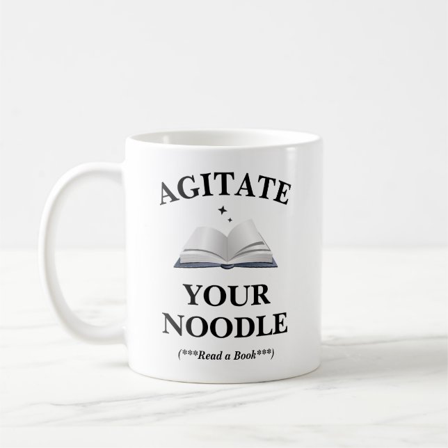 Agitate Your Noodle Coffee Mug (Left)