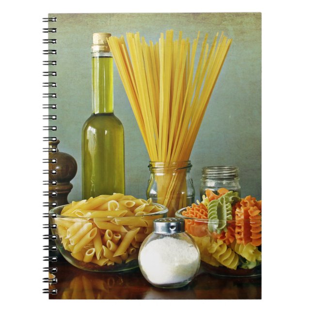 aglio, olio e peperoncino (garlic, oil and chili) notebook (Front)