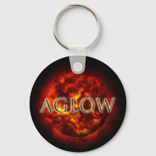 Aglow meaningful image keychain