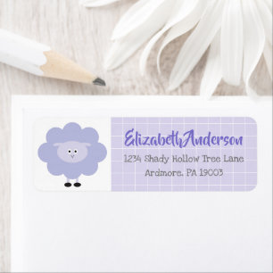 Agneau mou Baby shower doux Adresse moderne