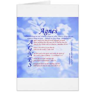 Agnes Acrostic