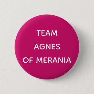 Agnes of Merania Queen of France 2 Inch Round Button