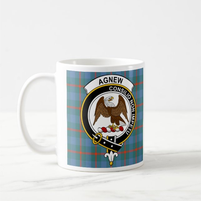 Agnew Ancient Clan Badge Coffee Mug - Size 11oz (Left)