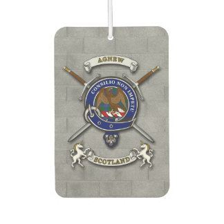 Agnew Clan Badge & Swords Air Freshener