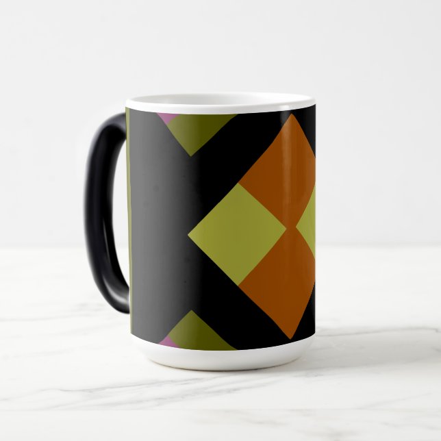 Agnezina Bold Geometric1 Magic Mug (Front Left)