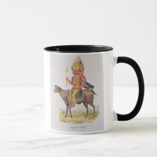 Agni, God of Fire, engraved by Charles Etienne Pie Mug
