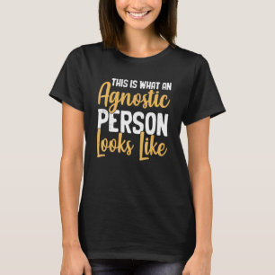 Agnostic   Science   Agnostic Christian Agnostic G T-Shirt
