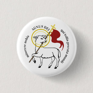 Agnus Dei  1 Inch Round Button
