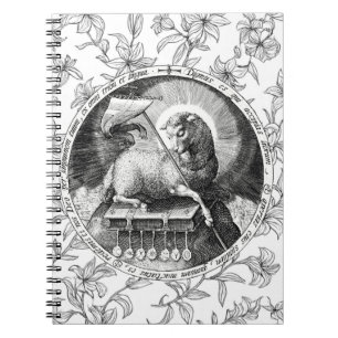 Agnus Dei Lamb Of God Spiral Notebook 
