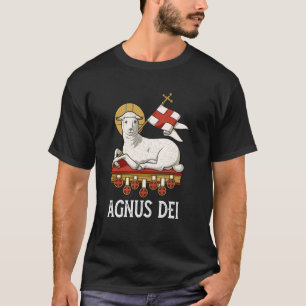 Agnus Dei Sanctus Traditional Latin Mass Catholic  T-Shirt