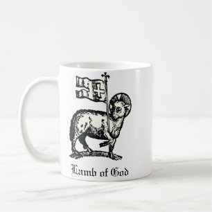 Agnus Dei The Paschal Lamb of God Fine Art  Coffee Mug