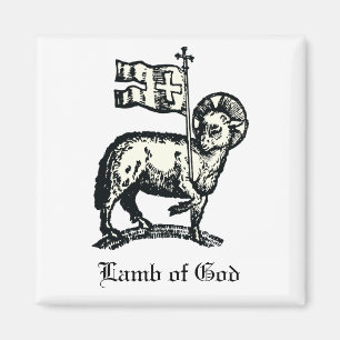 Agnus Dei The Paschal Lamb of God Fine Art Magnet