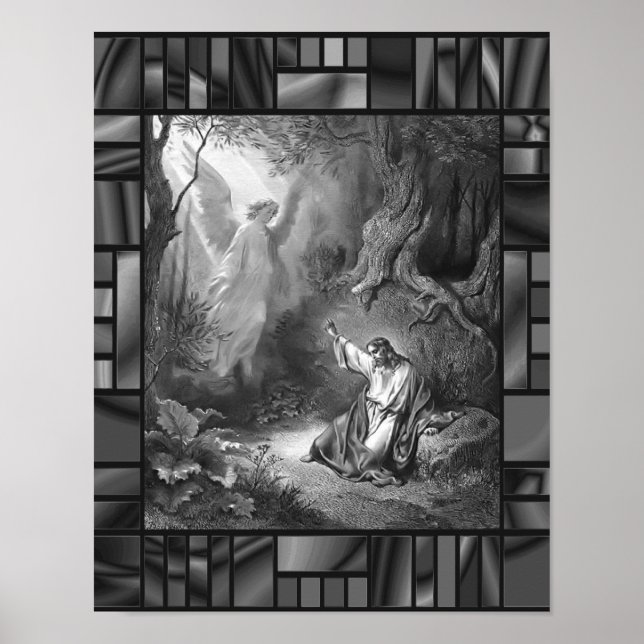 Agonie Dans Le Jardin Reproduction Affiche Religie (Devant)