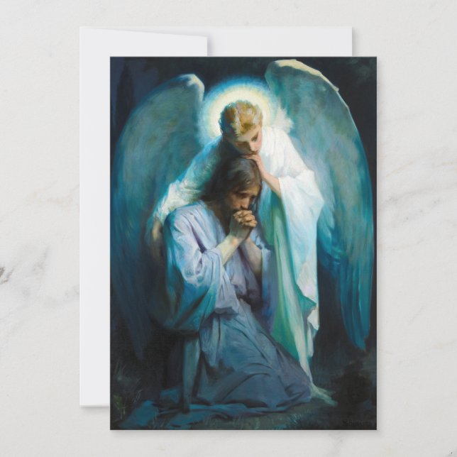 Agony in the Garden by Frans Schwartz Invitation (Front)