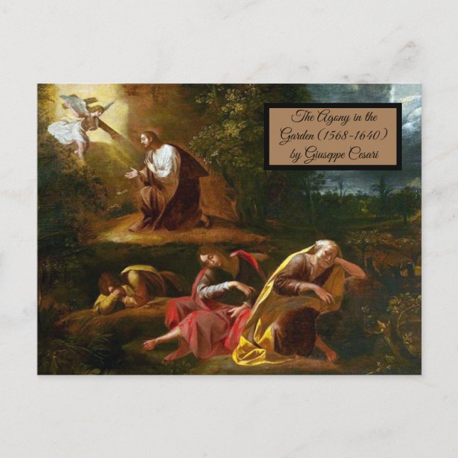 Agony in the Garden Postcard (Front)