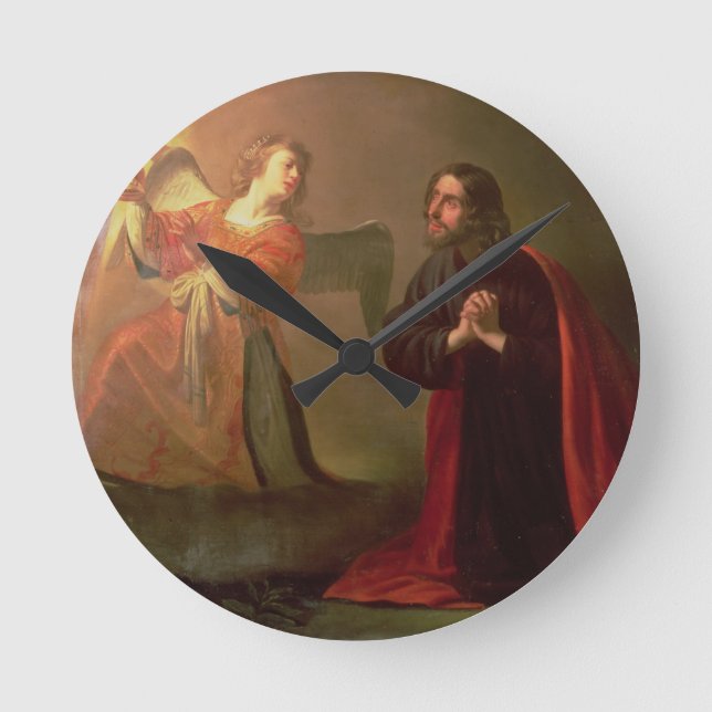 Agony in the Garden Round Clock (Front)