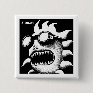 Agony of the Eclipse 2 Inch Square Button
