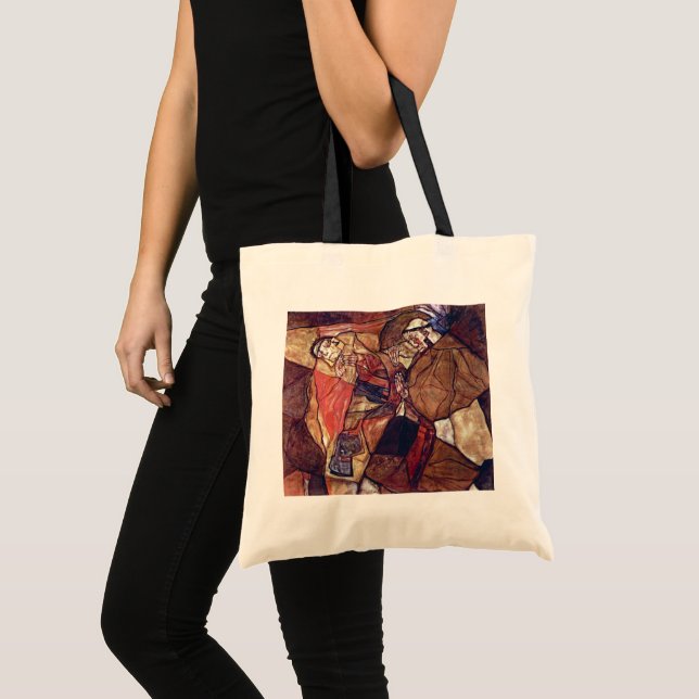 Agony, The Death Struggle by Egon Schiele Tote Bag (Front (Product))