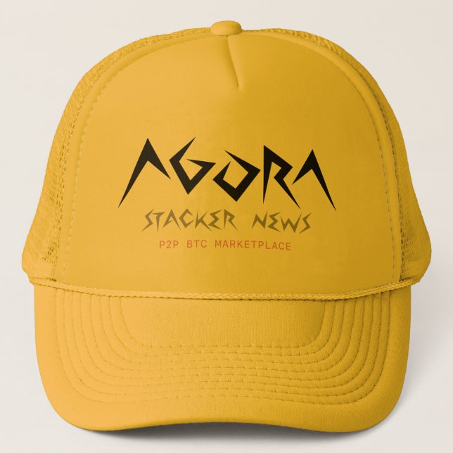 AGORA Stacker Gold Hat (Front)