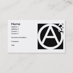 Agorist business cards