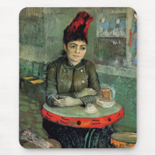 Agostina Segatori, Cafe du Tambourin by Van Gogh Mouse Pad