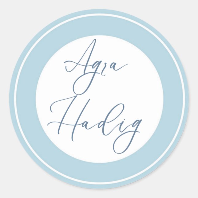 Agra Hadig- Armenian tooth celebration words Classic Round Sticker (Front)