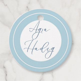 Agra Hadig-First Tooth blue Favour Tags