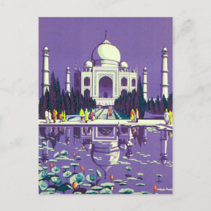 Agra ~ Taj Mahal Postcard