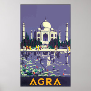 Agra, Vintage Poster