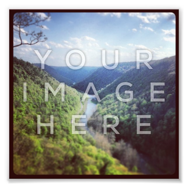 Agrandissement de l'impression photo Instagram (Devant)