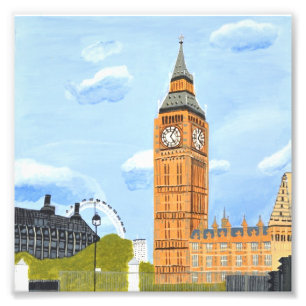 Agrandissement de photo de Big Ben de Londres