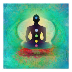 Agrandissement de photo de yoga de méditation
