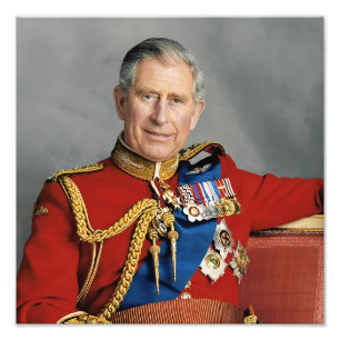 Agrandissement de photo du roi Charles III