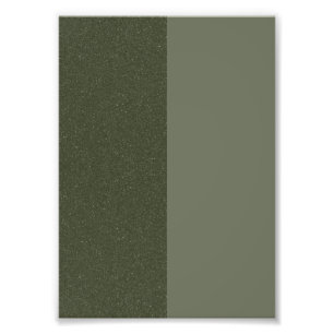 Agrandissement photo bicolore vert mousse – Person