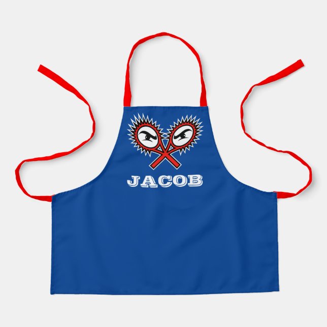 Agréable tablier de tennis personnalisé pour les p (Recto)