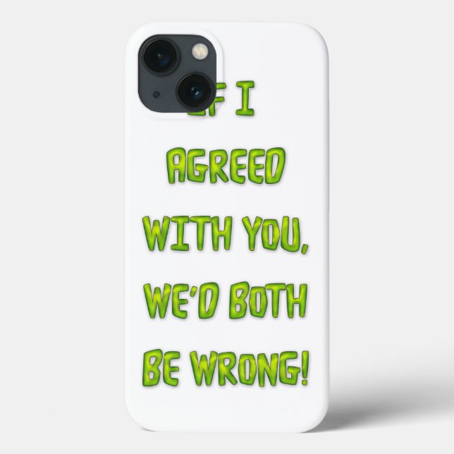 Agree funny text Case-Mate iPhone case (Back)