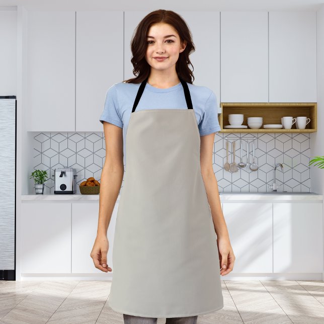 Agreeable Grey Solid Colour Apron (Creator Uploaded)