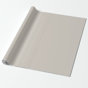 Agreeable Grey Solid Colour Wrapping Paper