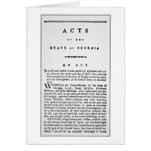 Agreement documenting the forced removal of the In