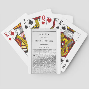 Agreement documenting the forced removal of the In Playing Cards