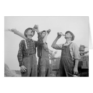 Agriculteurs buvant de la bière, 1941
